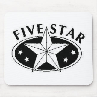 Mousepad Tapete do rato de cinco estrelas
