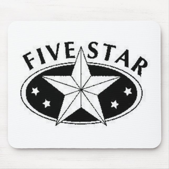 Mousepad Tapete do rato de cinco estrelas (Frente)