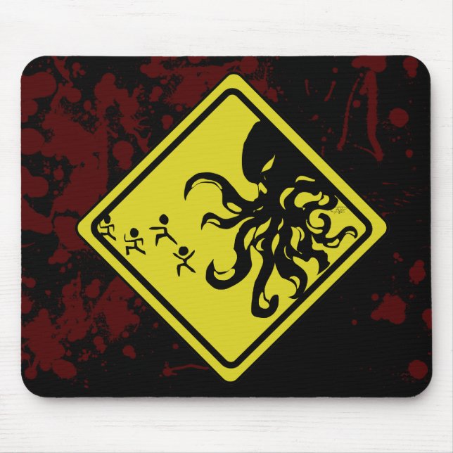 Mousepad Tapete do rato de Cthulhu do cuidado (Frente)