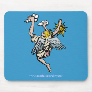 Mousepad Tapete do rato de escalada do anjo