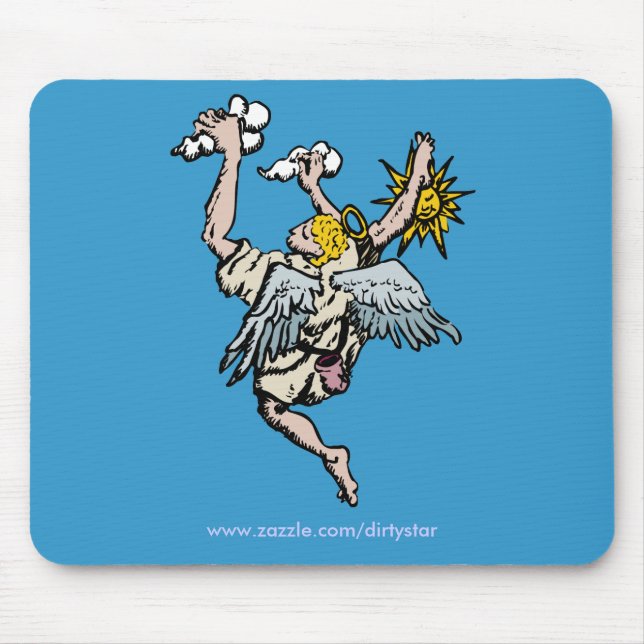 Mousepad Tapete do rato de escalada do anjo (Frente)