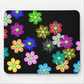 Mousepad Tapete do rato de flower power