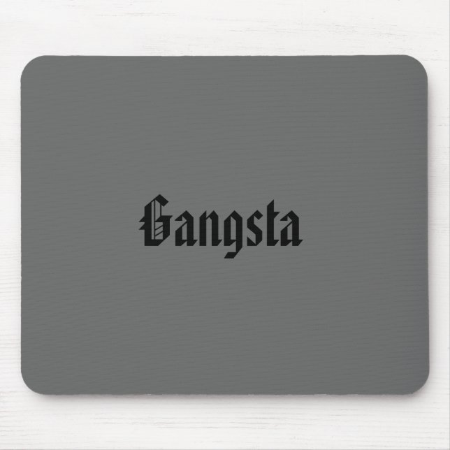 Mousepad Tapete do rato de Gangsta (Frente)