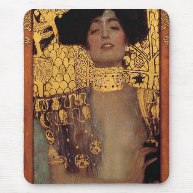 Mousepad Tapete do rato de Gustavo Klimt Judith (Frente)
