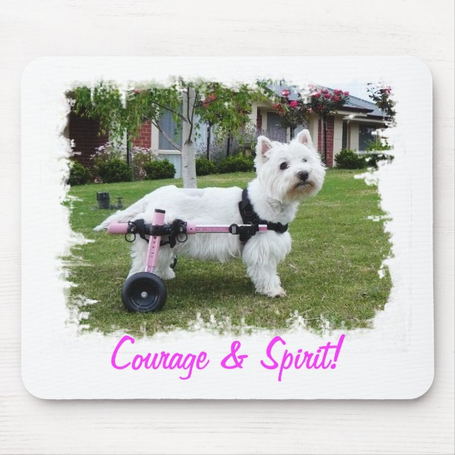 Mousepad Tapete do rato de Hailey Westie (Frente)