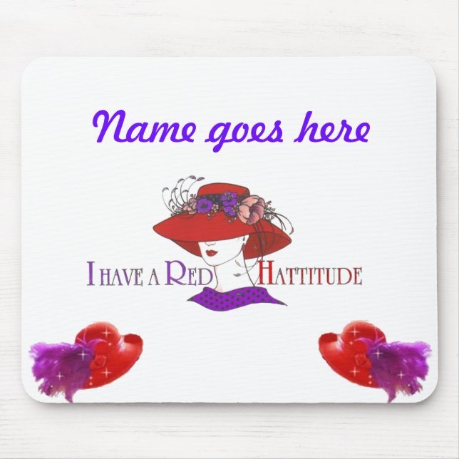 MOUSEPAD TAPETE DO RATO DE HATTITUDE (Frente)