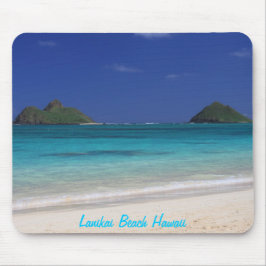Mousepad Tapete do rato de Havaí da praia de Lanikai