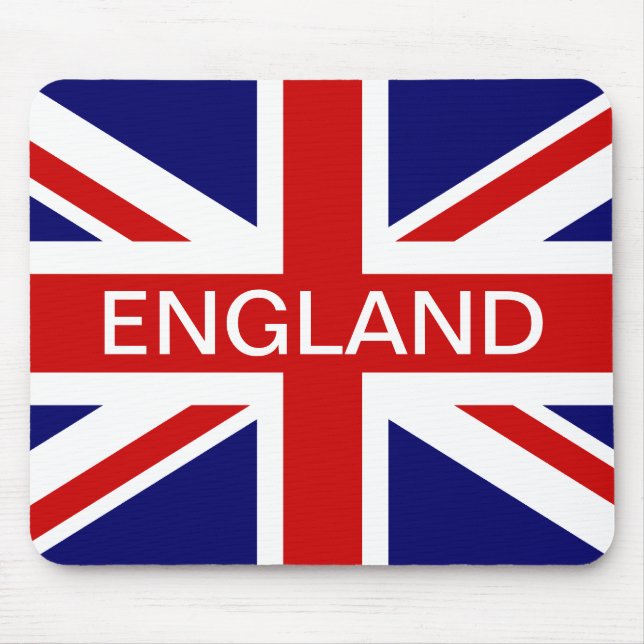 Mousepad Tapete do rato de Inglaterra com a bandeira (Frente)