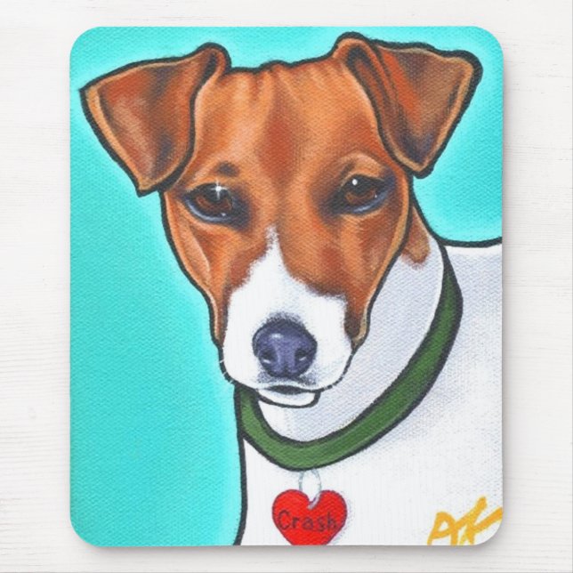 Mousepad Tapete do rato de Jack Russell (Frente)
