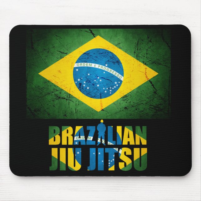 Mousepad Tapete do rato de Jiu Jitsu do brasileiro - (Frente)