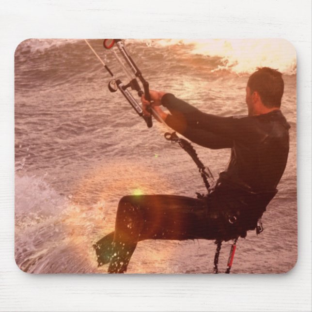Mousepad Tapete do rato de Kiteboard (Frente)