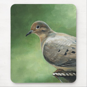 Mousepad Tapete do rato de lamentação da arte da pomba