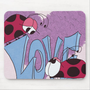 Mousepad Tapete do rato de Love~ do joaninha