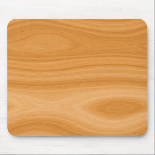 Mousepad tapete do rato de madeira