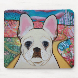 Mousepad Tapete do rato de mágico de Oz do buldogue franc