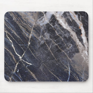 Mousepad tapete do rato de mármore preto