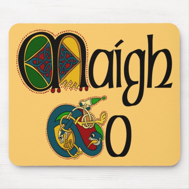 Mousepad Tapete do rato de Mayo (gaélico) (Frente)