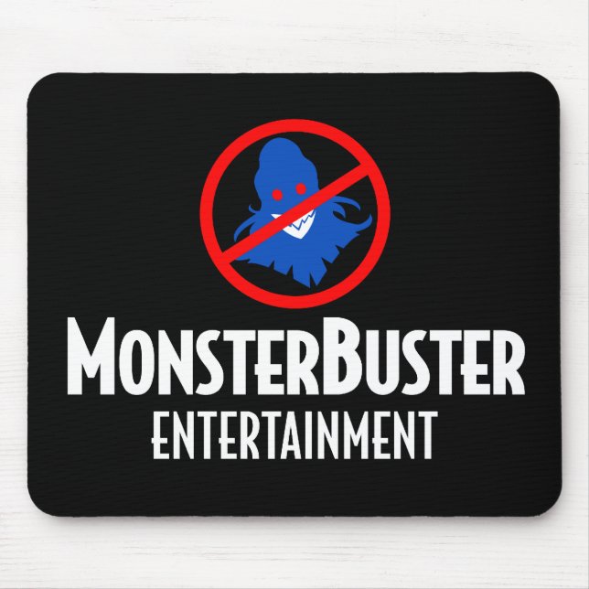 Mousepad Tapete do rato de MonsterBuster (Frente)