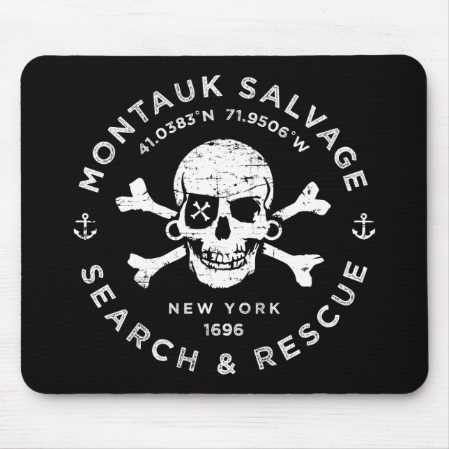 Mousepad Tapete do rato de Montauk Salvamento Empresa (Frente)