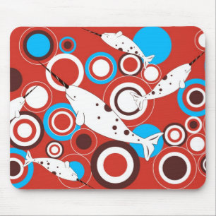 Mousepad Tapete do rato de Narwhal