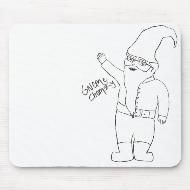 Mousepad Tapete do rato de Noam Chompsky (Frente)