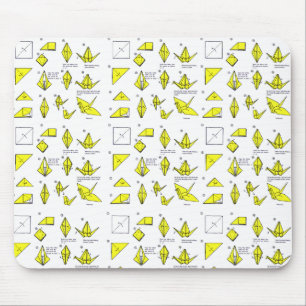 Mousepad Tapete do rato de Origami
