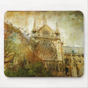 Mousepad Tapete do rato de Paris do vintage