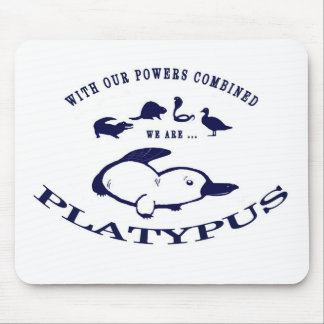 Mousepad Tapete do rato de Platypus - azul