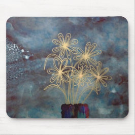 Mousepad Tapete do rato de prata da noite