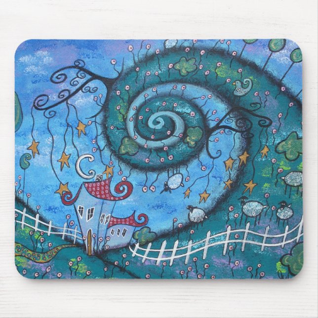 Mousepad Tapete do rato de provocação da gravidade (Frente)