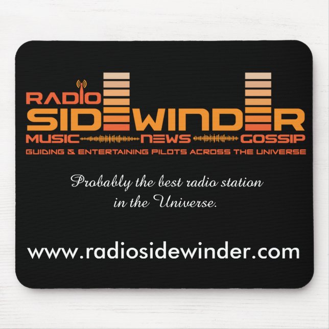 Mousepad Tapete do rato de rádio do Sidewinder (Frente)