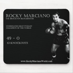 Mousepad Tapete do rato de Rocky Marciano