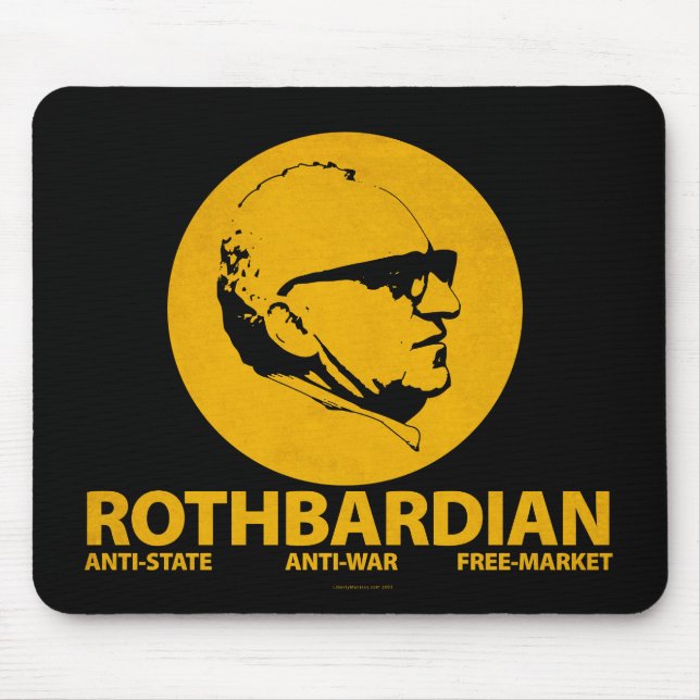 Mousepad Tapete do rato de ROTHBARDIAN (Frente)