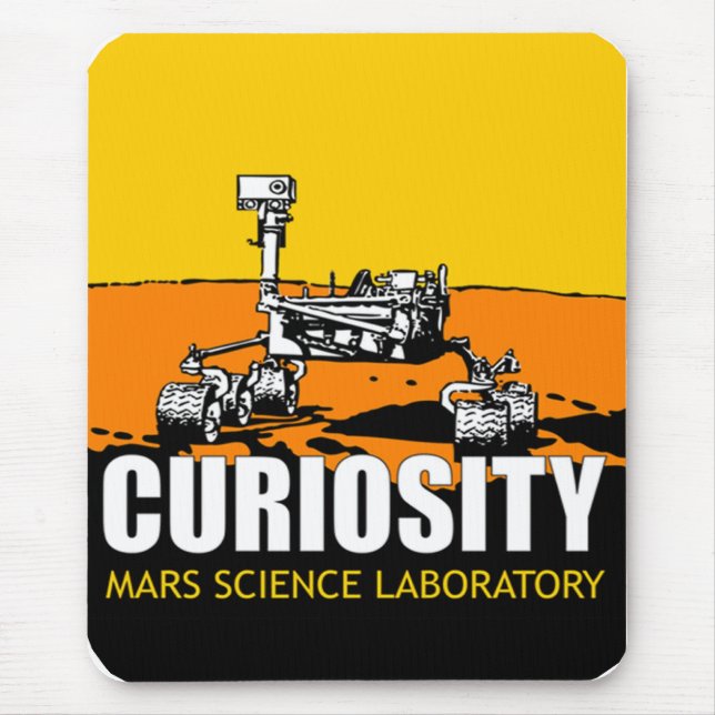 Mousepad Tapete do rato de Rover da curiosidade (Frente)