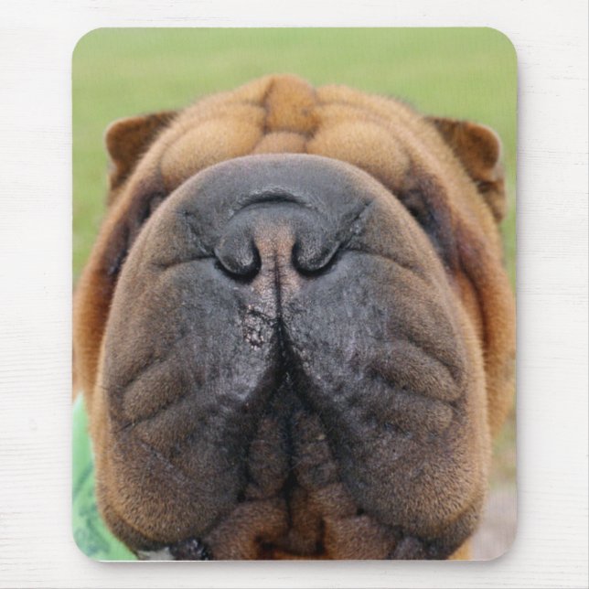Mousepad Tapete do rato de Shar-pei (Frente)