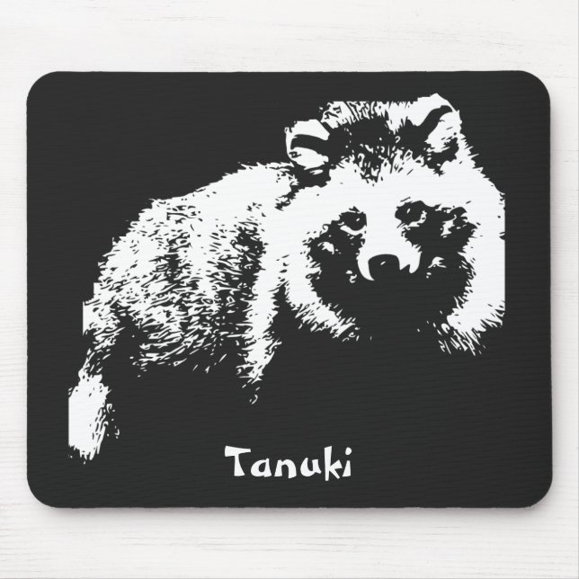 Mousepad Tapete do rato de Tanuki (Frente)