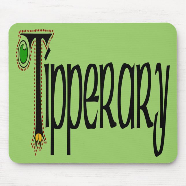 Mousepad Tapete do rato de Tipperary do condado (Frente)