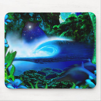 Mousepad Tapete do rato de vidro frígido