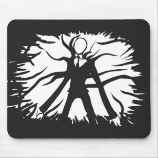 Mousepad tapete do rato delgado do homem