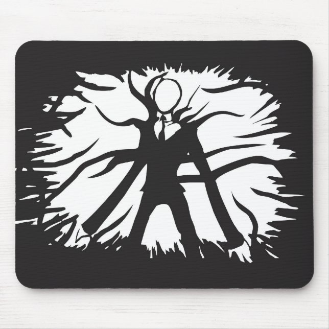Mousepad tapete do rato delgado do homem (Frente)