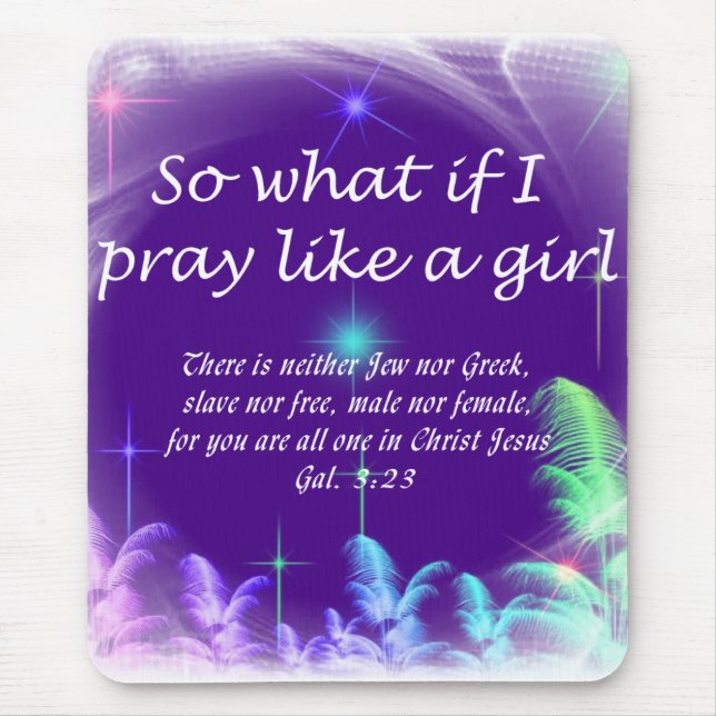 Mousepad Tapete do rato dizendo cristão (Frente)