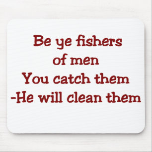 Mousepad Tapete do rato dizendo cristão engraçado