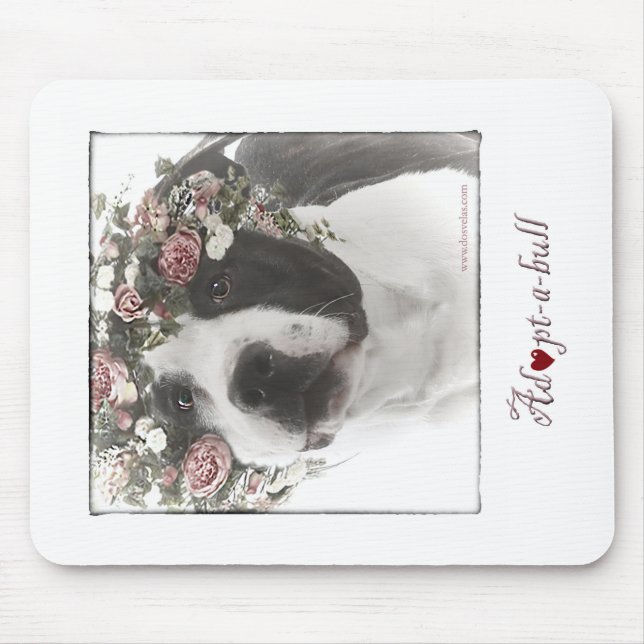 Mousepad tapete do rato do Adotar-um-touro (Frente)