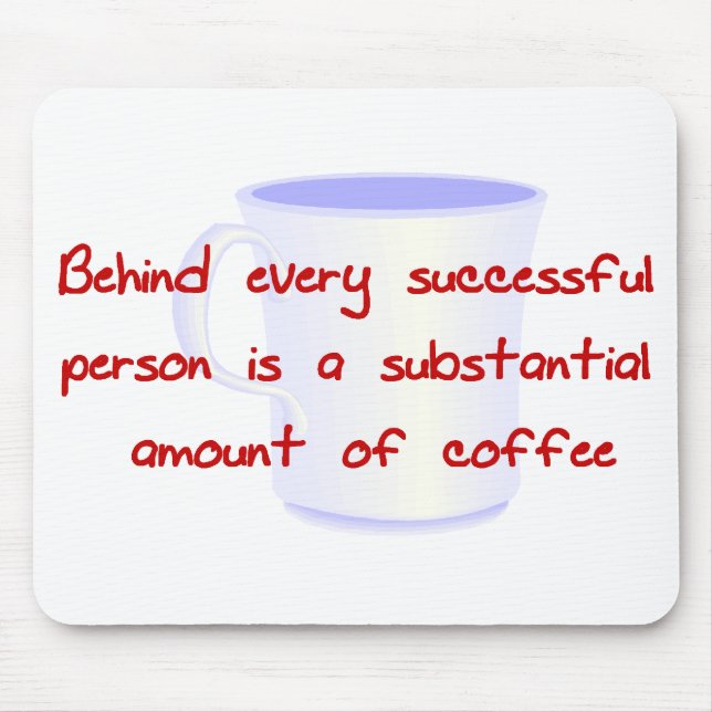 Mousepad Tapete do rato do amante do café (Frente)