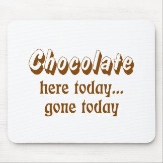 Mousepad Tapete do rato do amante do chocolate