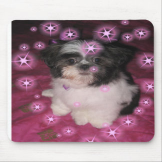 Mousepad Tapete do rato do amor de filhote de cachorro