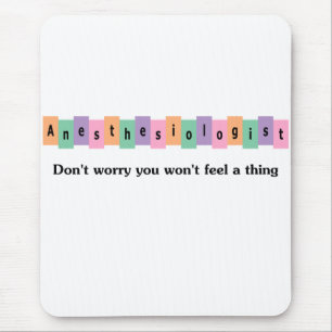 Mousepad Tapete do rato do Anesthesiologist