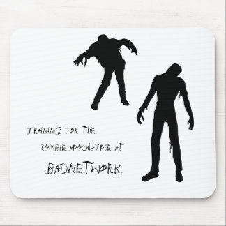 Mousepad Tapete do rato do apocalipse do zombi