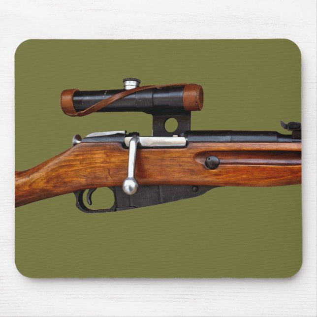 Mousepad Tapete do rato do atirador furtivo de Mosin Nagant (Frente)
