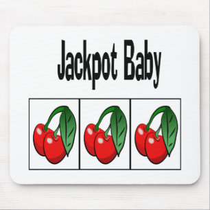 Mousepad Tapete do rato do bebê do jackpot